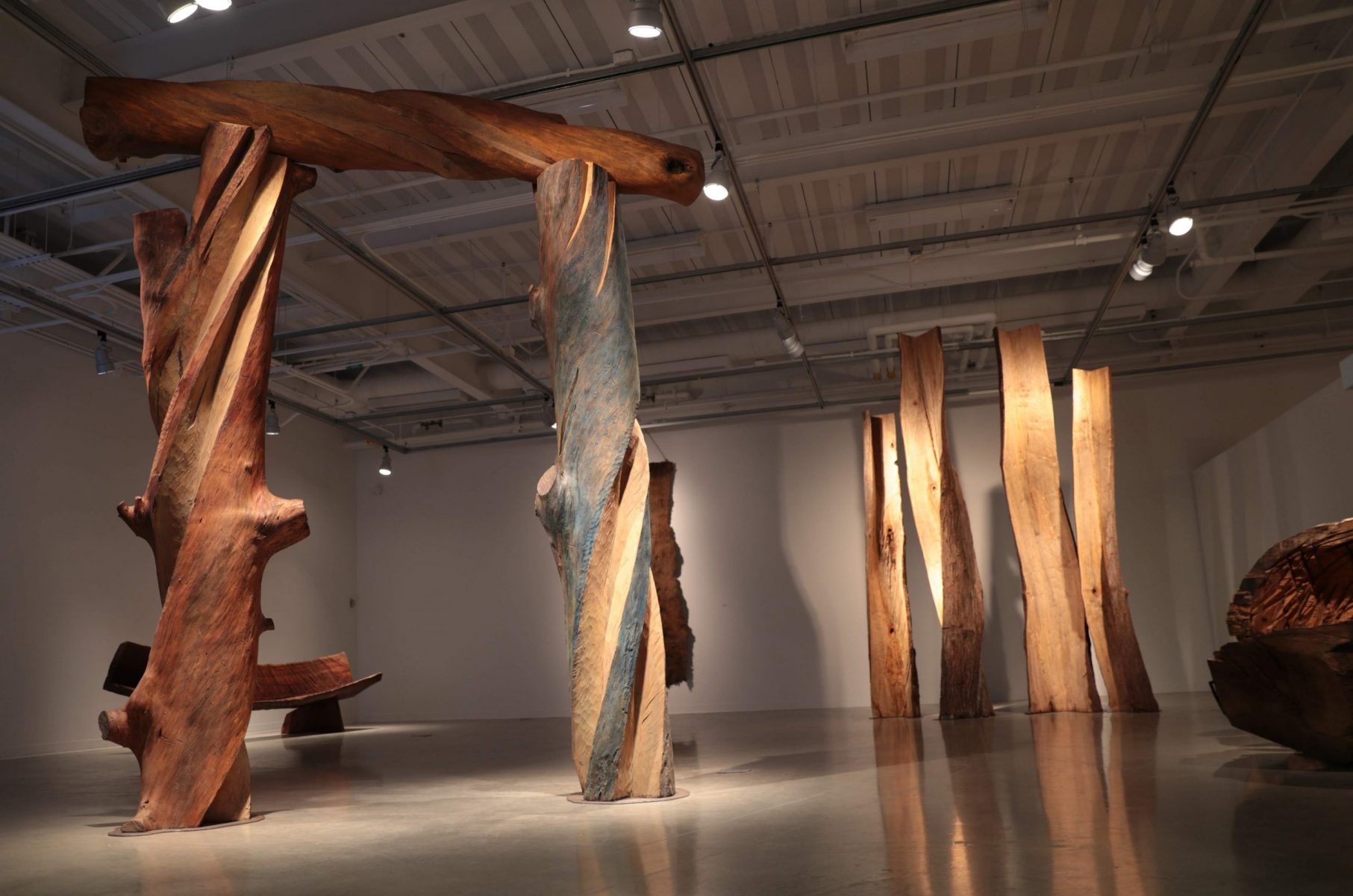 "Childrens Arch" (1991) and -and-"White Oak Verticals" (1998)