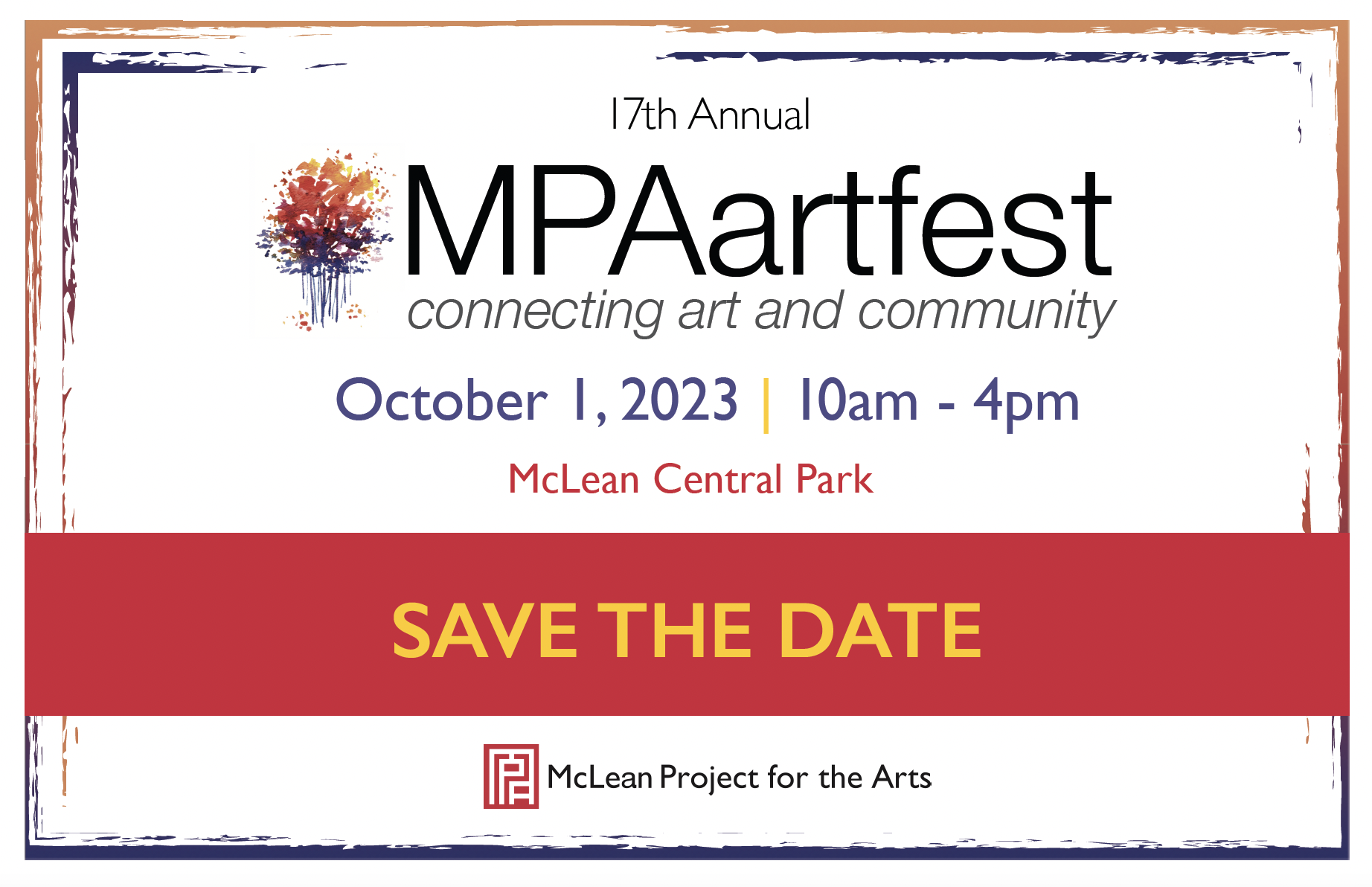Save the Date for MPAartfest 2023