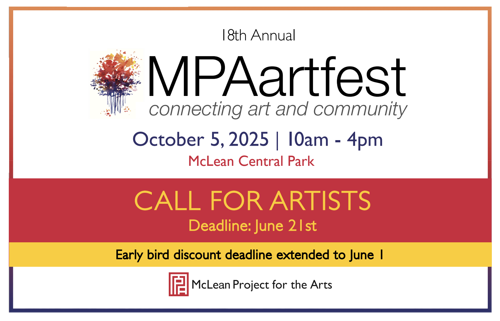 MPAartfest Call for Entries